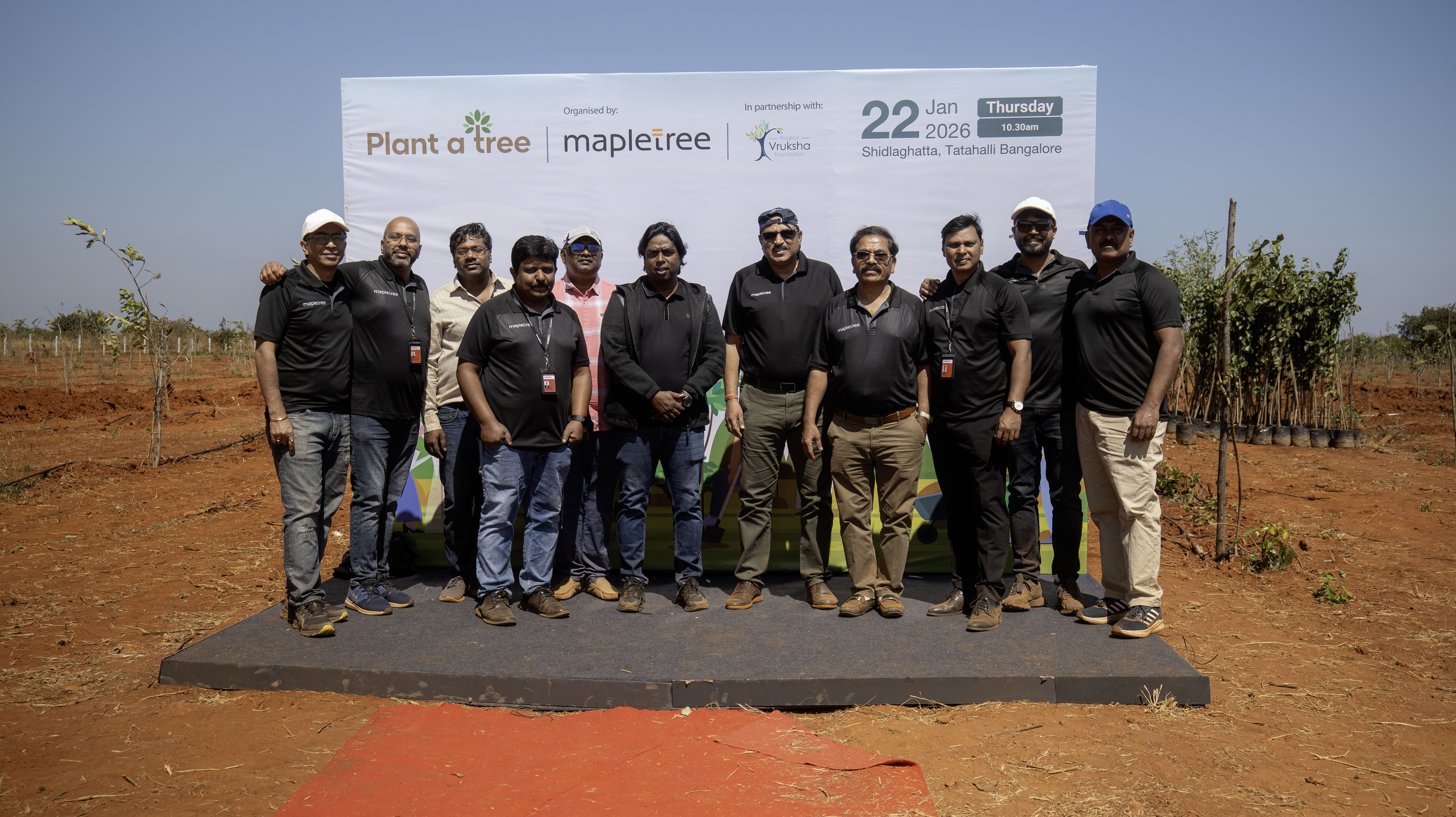 5000 Trees Plantation Drive with Mapletree